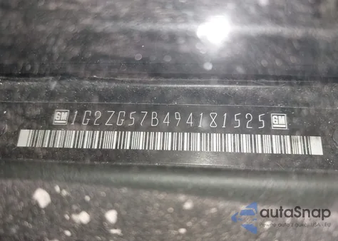 2009 Pontiac G6 from USA, damaged, VIN 1G2ZG57B494181525